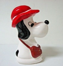 Vintage Snoopy/ Belle? Ceramic bank THICK FEL...