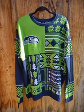 NFL: Seattle Seahawks Ugly Christmas Sweater: NFL Team Apparel: 2XL