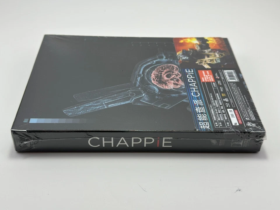 Chappie 2-Disc Blu-ray Steelbook Blufans OAB #286 Of 350 Lenticular Slip Case - Image 4 of 4