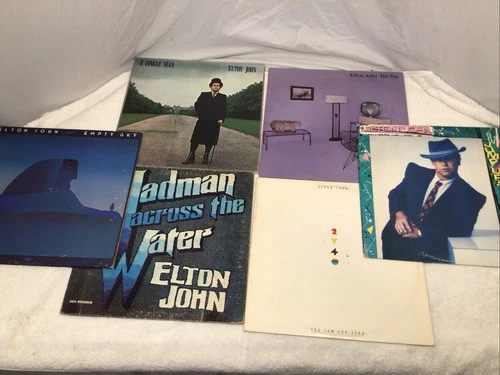 Lot Of 6 Original Pressing Elton John LP’s Jump Up!/ Empty Sky/ MATW/ The Fox