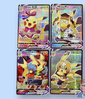 Pikachu Pokemon Cute Cosplay K-Pop, Rock, PHD, Libre Doujin ACG HOLO Card