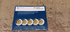 Deutschland , 2023 , 5 x 2 Euro PP , Karl der Große in Original VFS Folder