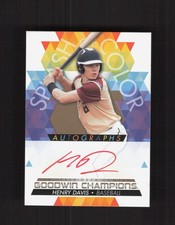 2022 Upper Deck Goodwin Champions #SA-DA Henry Davis Splash Of Color Autographs