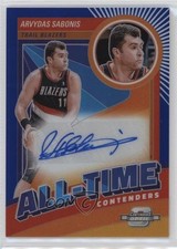 2023-24 Contenders Optic All-Time Blue Prizm 74/75 Arvydas Sabonis Auto HOF 0c3