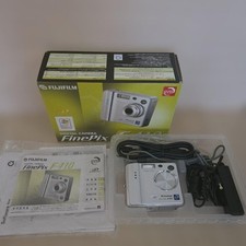 FUJIFILM FinePix F410 Silver Compact Digital Camera Tested Working Japan