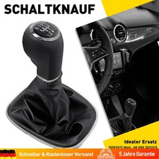5-Gang Schaltknauf Knauf Schaltsack Rahmen für Opel Corsa D E Vauxhall Adam M13