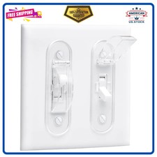 Clear Toggle Light Switch Guard Childproof Cover Lock On Off 1 Pack