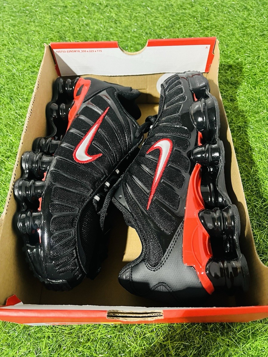 Size 9 - Nike Shox TL Black University Red for sale online | eBay