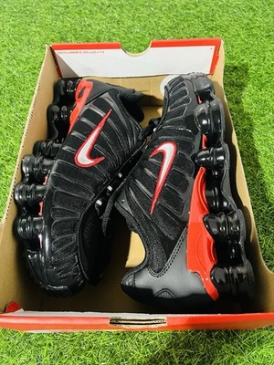 Size 9 - Nike Shox TL Black University Red for sale online | eBay