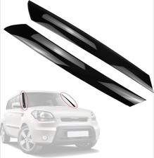 Windshield A-pillar Trim Compatible With 2010-2013 Kia Soul Exterior Molding Set Windshield A-pillar Trim Compatible With 2010-2013 Kia Soul Exterior Molding Set