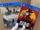 Red Dead Redemption 2 CIB with Map & Hogwarts Legacy Sony PlayStation 4 PS4
