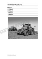 Fendt 712 714 716 718 Vario Traktor Betriebsanleitung