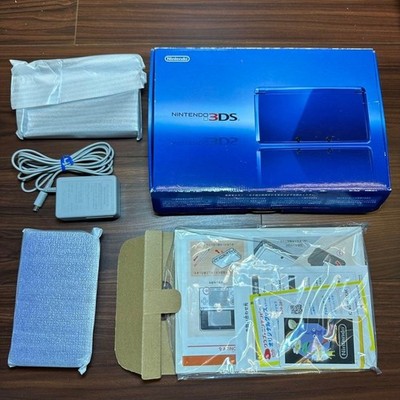 Nintendo 3DS Launch Edition Cobalt Blue Handheld System (NTSC-J