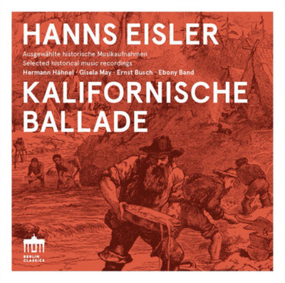 Hanns Eisler Hanns Eisler: Kalifornische Ballade (CD) Album