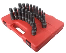 Sunex Tool 2637 20 Piece 1/2" Drive Impact Hex Driver Master Set