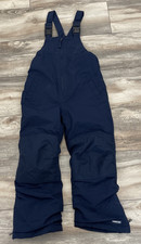 Lands End Size 6 Youth Kids Ski Snow Bibs Insulated Blue