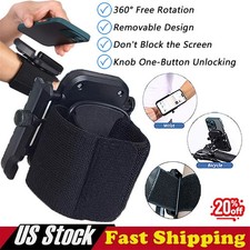Rotatable Wristband Phone Holder Armband Cell Phone Bag Sports Holder New