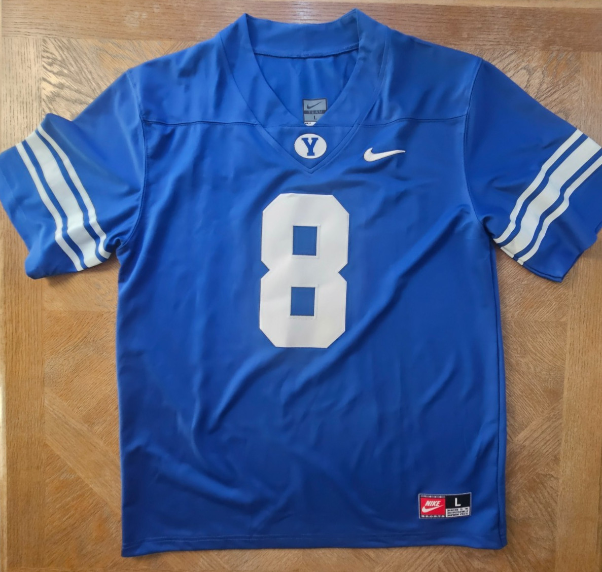 Steve Young #8 BYU Cougars X-LARGE OG Brigham Young Throwback Jersey SB HOF QB