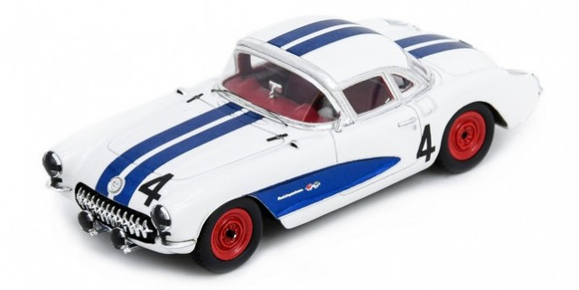 Miniature Corvette C1 V8 Spark 1957 Sebring echelle 1 43 pour collectionneur