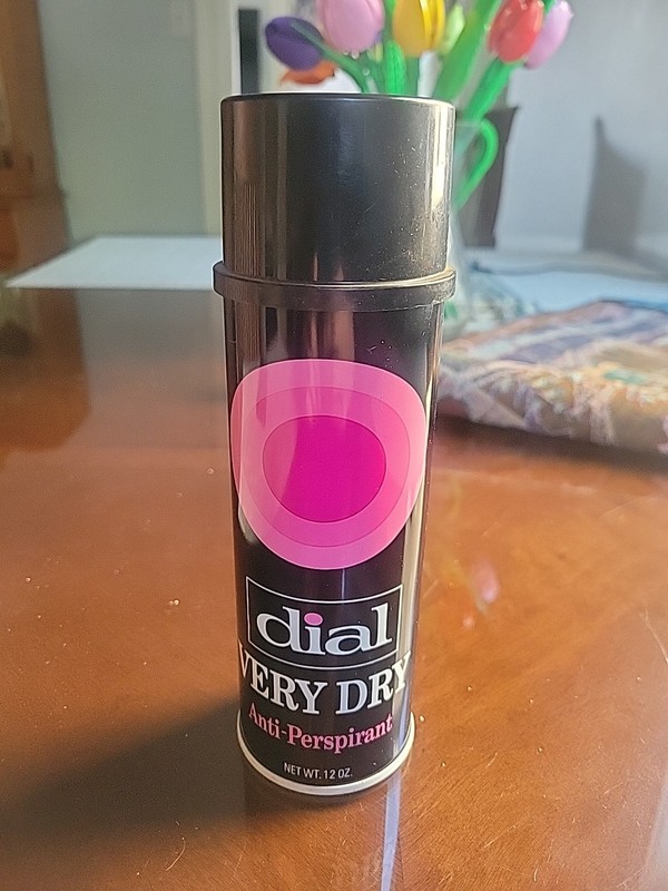 Vintage VERY DRY DIAL Spray Deodorant By ARMOUR, FULL with Price Tag!! WoW Prop