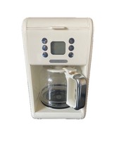 Morphy Richards Verve Filter Coffee Machine With Carafe 12 Cup 163006  - Cream