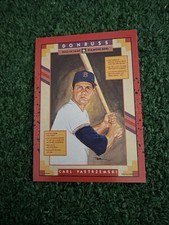 1990 Donruss Baseball #588 Carl Yastrzemski Boston Red Sox Diamond Kings HoF AG1