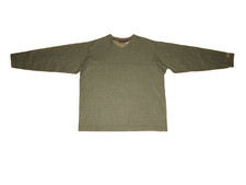 Men's Vtg Patagonia Olive High Camp V Neck Wool Mix Ribbed Sweater XL *USA Made