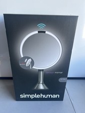 simplehuman 8" Pro Round Sensor Mirror, 5x  10x Dual Magnification