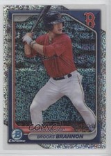 2024 Bowman Chrome Prospects Speckle Refractor /299 Brooks Brannon #BCP-95 13rv