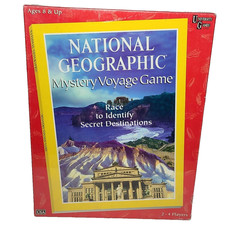 National Geographic Mystery Voyage Game Re SEALED Complete 1997