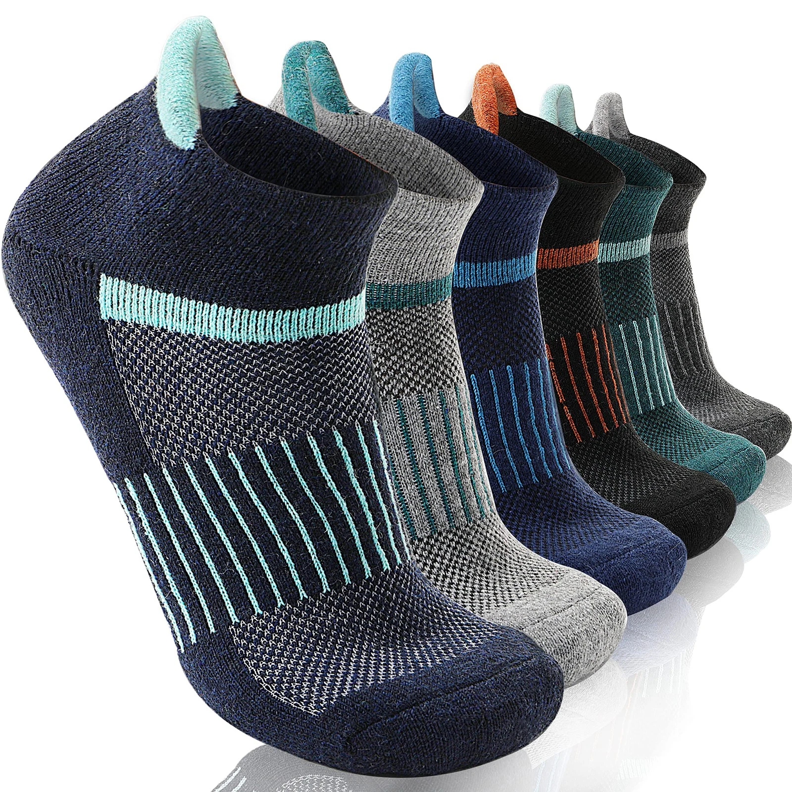 Anlisim Merino Wool Quarter Hiking Socks Compression Warm Thermal Winter Thic...