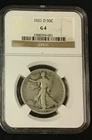 1921-D NGC G4 WALKING LIBERTY HALF DOLLAR KEY DATE