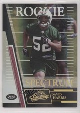 2007 Playoff Absolute Memorabilia Rookie Spectrum Gold 14/25 David Harris 5tb