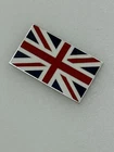 UJB007 - GREAT QUALITY UNION JACK ENAMELLED METAL BADGE WITH ADHESIVE BACKING.