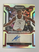 2022 Panini Prizm Draft Picks Arkansas Au'Diese Toney Penmanship Auto #CP-ATO