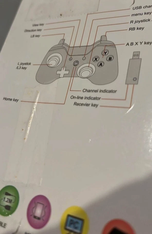 N-1 Wireless Controller for X-One PC P3 2.4G, New - Image 4 of 4