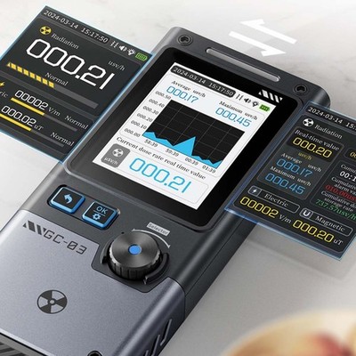 GC03 Multifunktionaler Strahlungsmelder mit Echtzeitalarm und 24 Zoll Bildschirm
