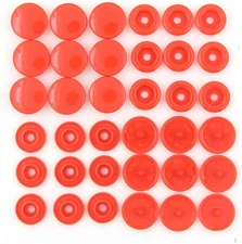 20 Sets T5 Resin Plastic Snaps Buttons Snap Fasteners Press Studs for Clothing D