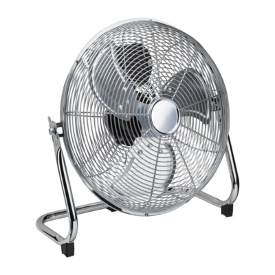 QUIGG RV 3020 RETRO VENTILATOR 3 GESCHWINDIGKEITEN 30cm  90°NEIGUNG  55W  SILBER