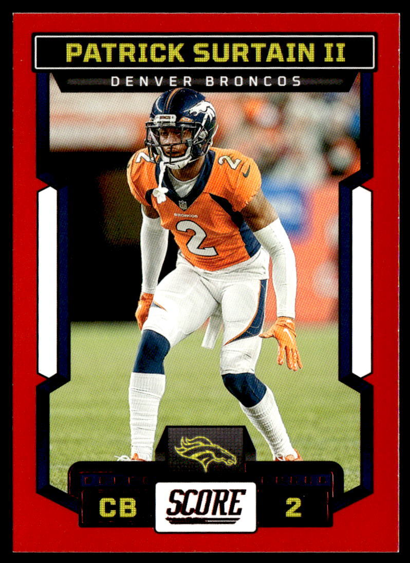 2023 Score #74 Patrick Surtain II Red Denver Broncos