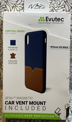   Evutec AFIX+ Magnetic Car Vent Mount Included (NEW) BLUE/BROWN