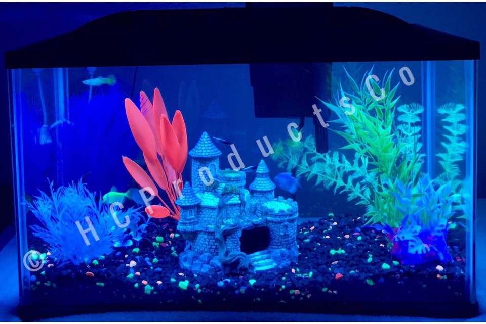 Remote Controlled Fish Tank LED Lights 20 Color/Motion Options 16inch ...