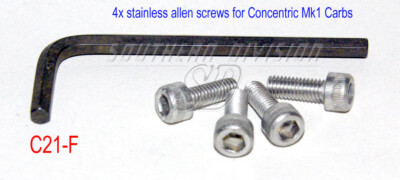 C21 Innensechskant Schrauben set of 4 allen screws 99-0521 19-3093 622/086 Amal