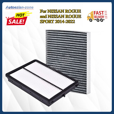 Cabin Engine Air Filter Combo For NISSAN ROGUE and NISSAN ROGUE SPORT ...