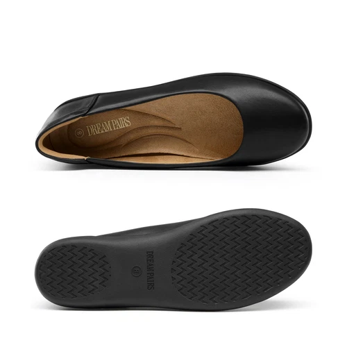 Women Casual Slip On Ballet Flats Close Toe Comfortable Work Flat Shoes - Picture 3 of 61