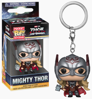 Funko Pocket Pop! Bobble-Head*Keychain*SchlüSselanhäNger*Marvel*Mighty Thor*Neu