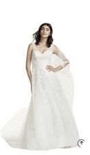 new in box davids bridal wedding dress