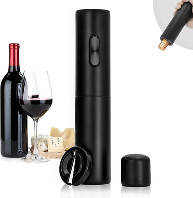 Electric Wine Opener Battery Operated Automatic Wine Bottle Opener with Wine Sto