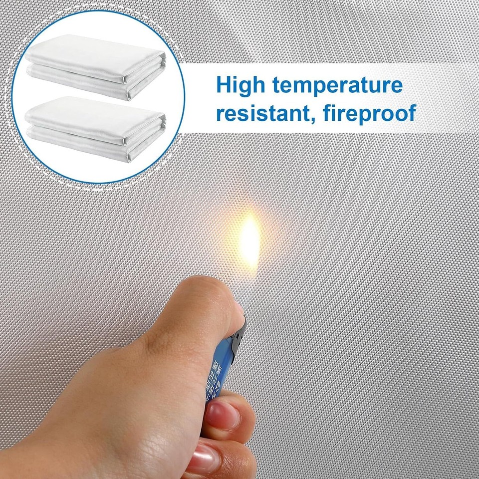 2 Pcs 12 Feet x 50 Inches Fiberglass Cloth 50 Sq Feet E Glass Plain