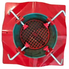 Contech TS99 Red Christmas Tree Stand for Large Live Christmas Trees Heavy Duty